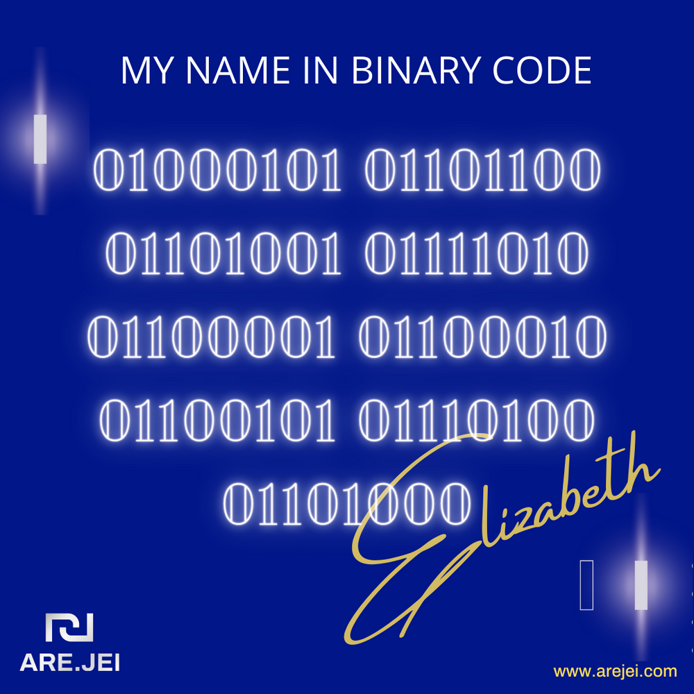 How to Write Your Name in Binary Code - ARE JEI