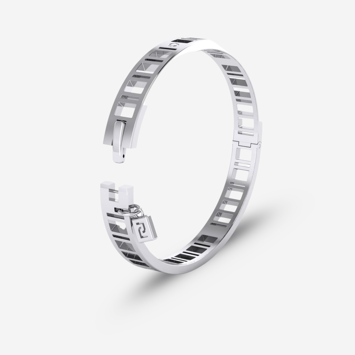 Encoded &quot;UNIQUE&quot; Bracelet in Silver