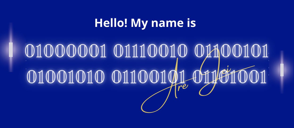 Example Of Name Incode How to Write Your Name in Binary Code - ARE JEI