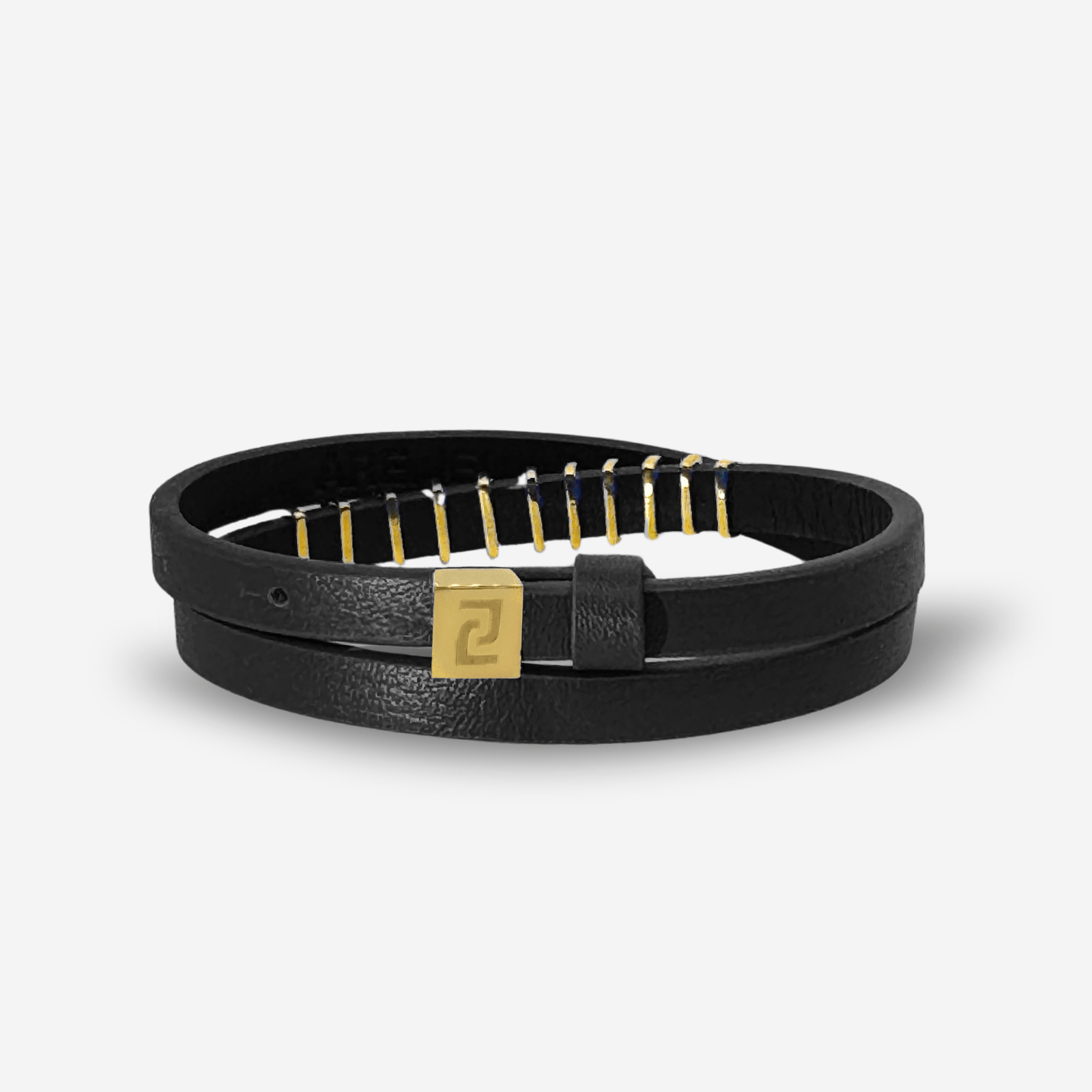 Midnight Elegance Encoded Year Bracelet - Black & Gold