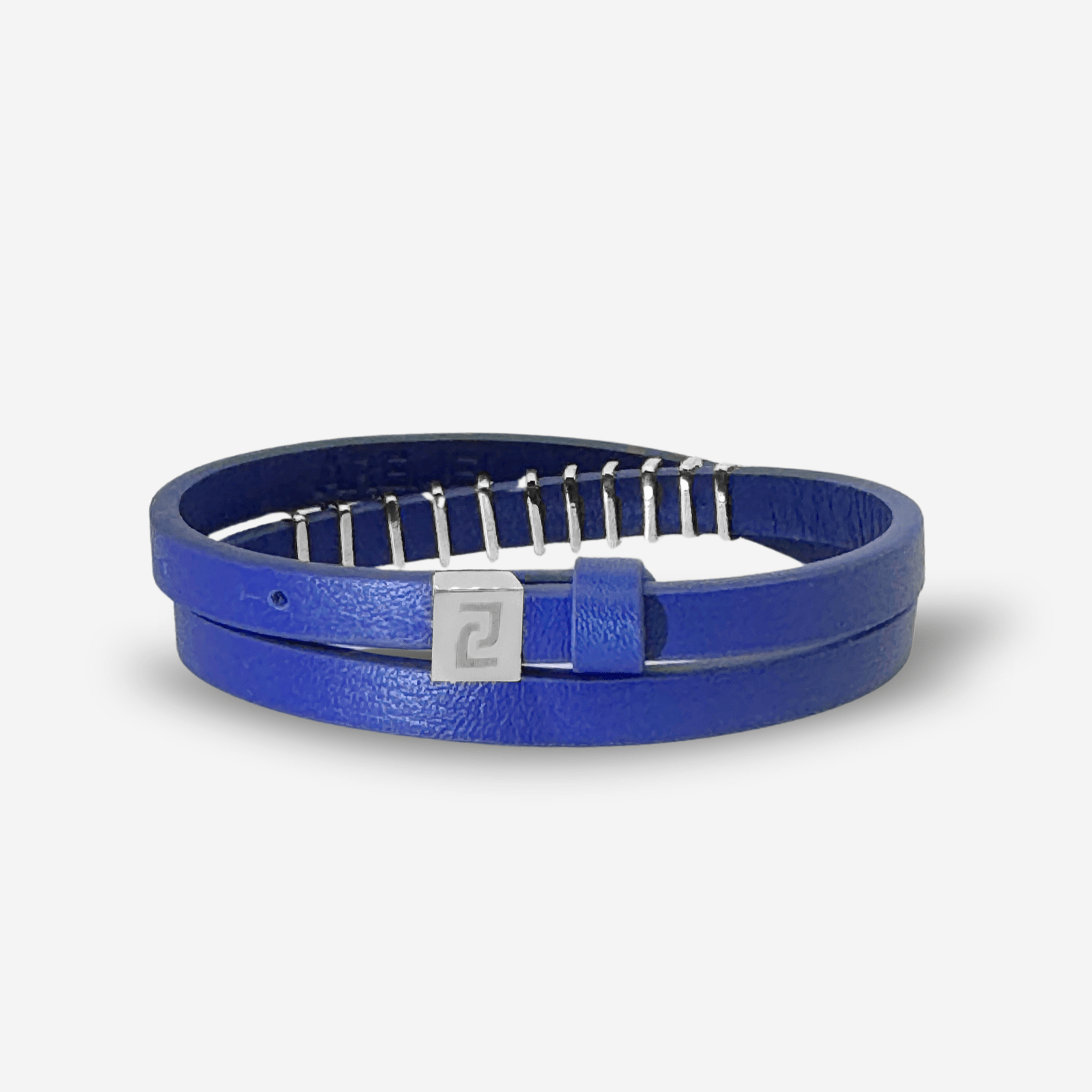 Ocean Spark Encoded Year Bracelet - Blue & Silver