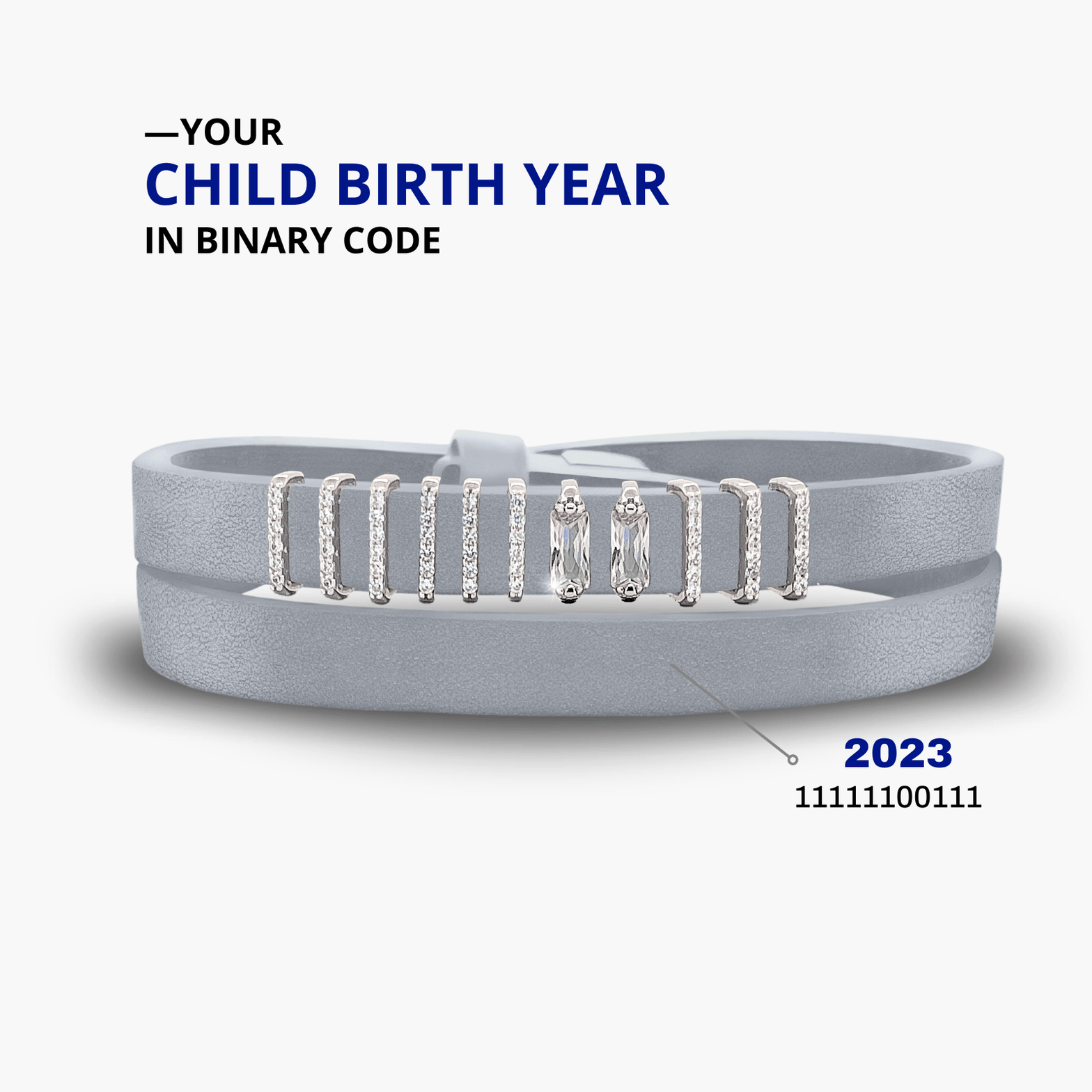 Child-Birth-Year Mom Bracelet