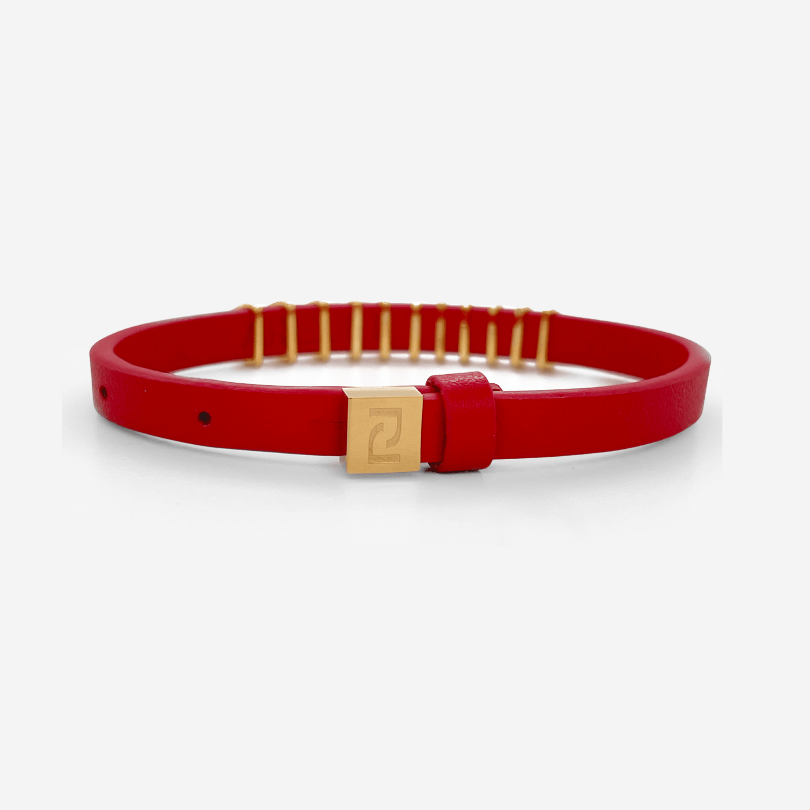 Fiery Flare Encoded Year Bracelet - Red & Gold
